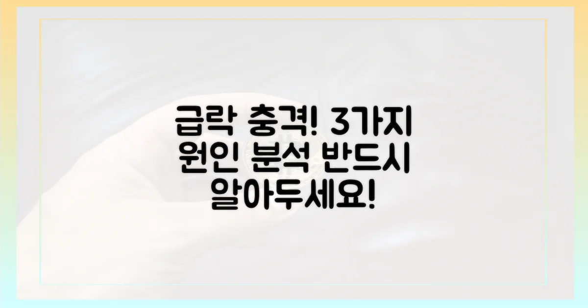 3가지 급락 촉발 요인