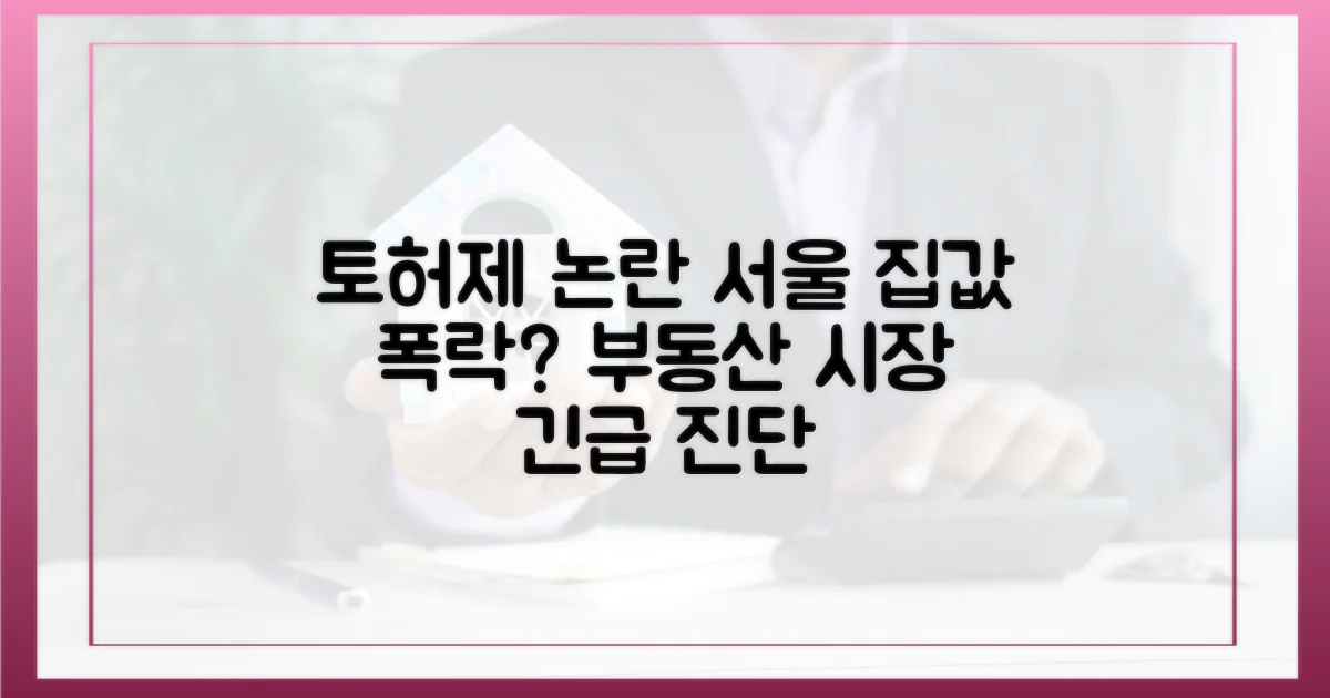 토허제' 논란, 서울 부동산 시장에 미칠 영향은?