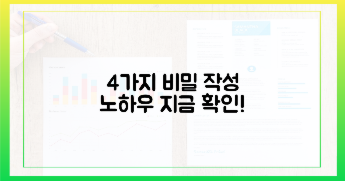 4가지 작성 노하우