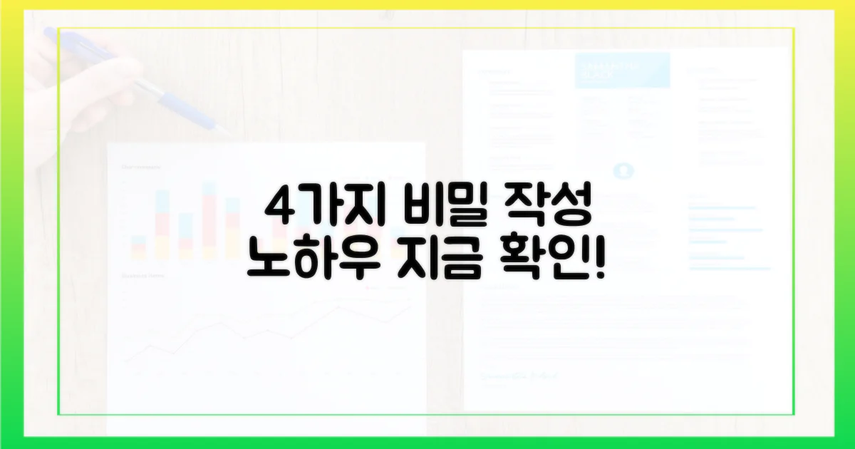 4가지 작성 노하우