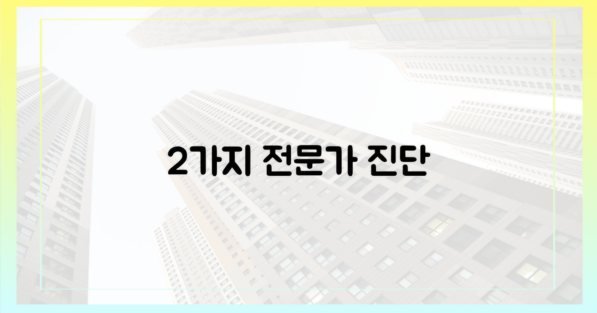 2가지 전문가 견해