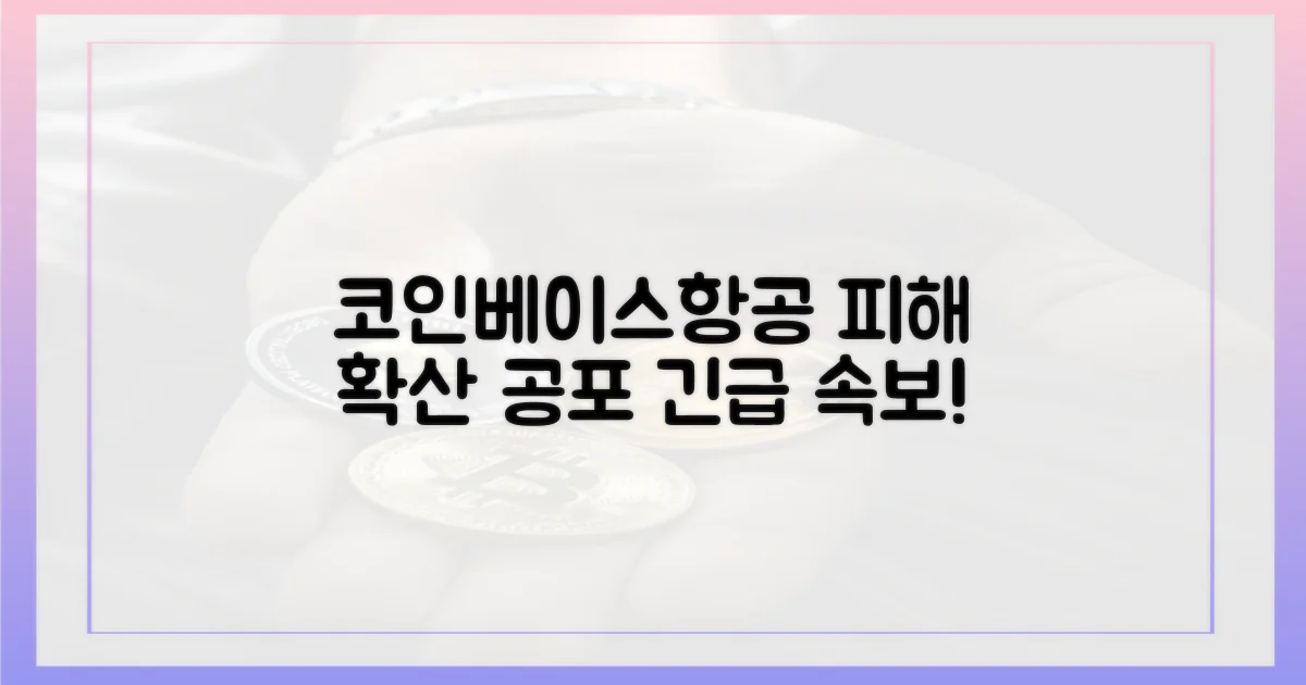 코인베이스·항공사 피해 확산