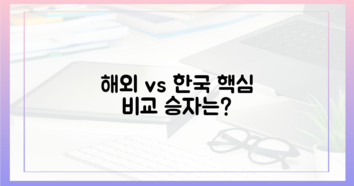 해외 사례와 한국 비교