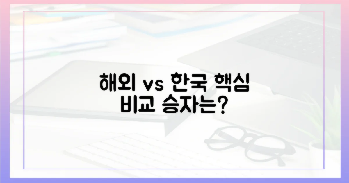 해외 사례와 한국 비교