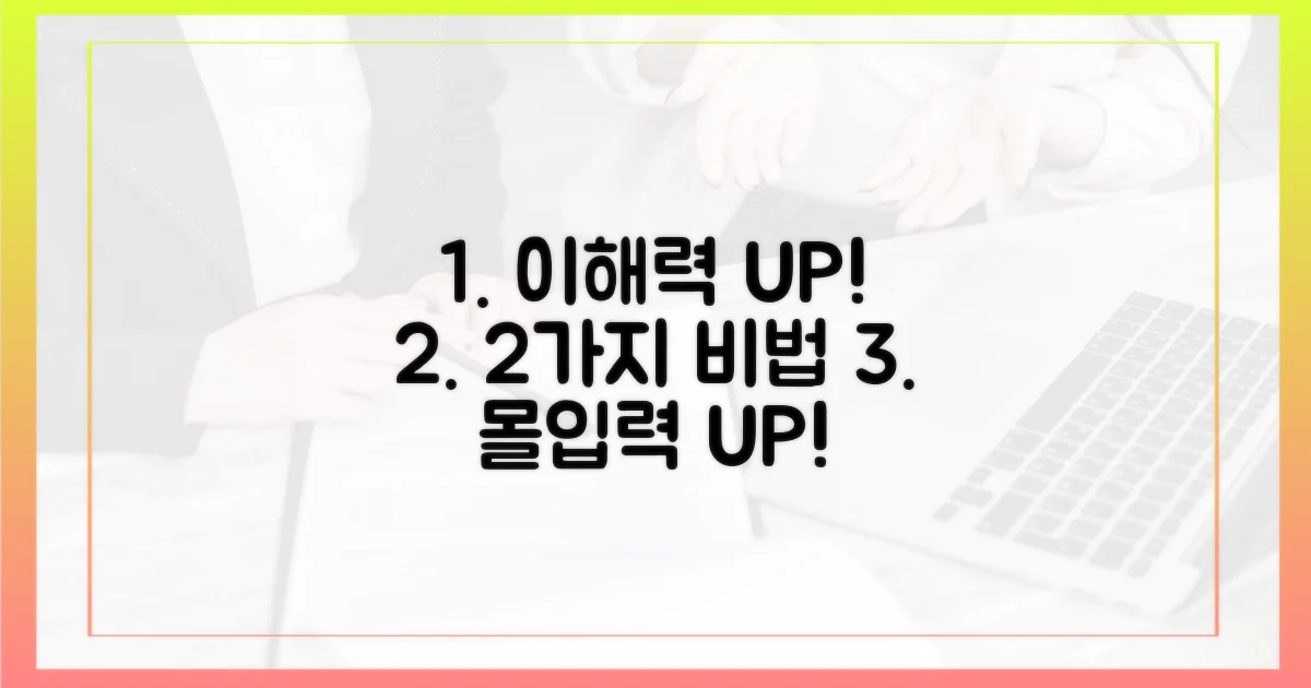 2가지 이해력 증진 전략