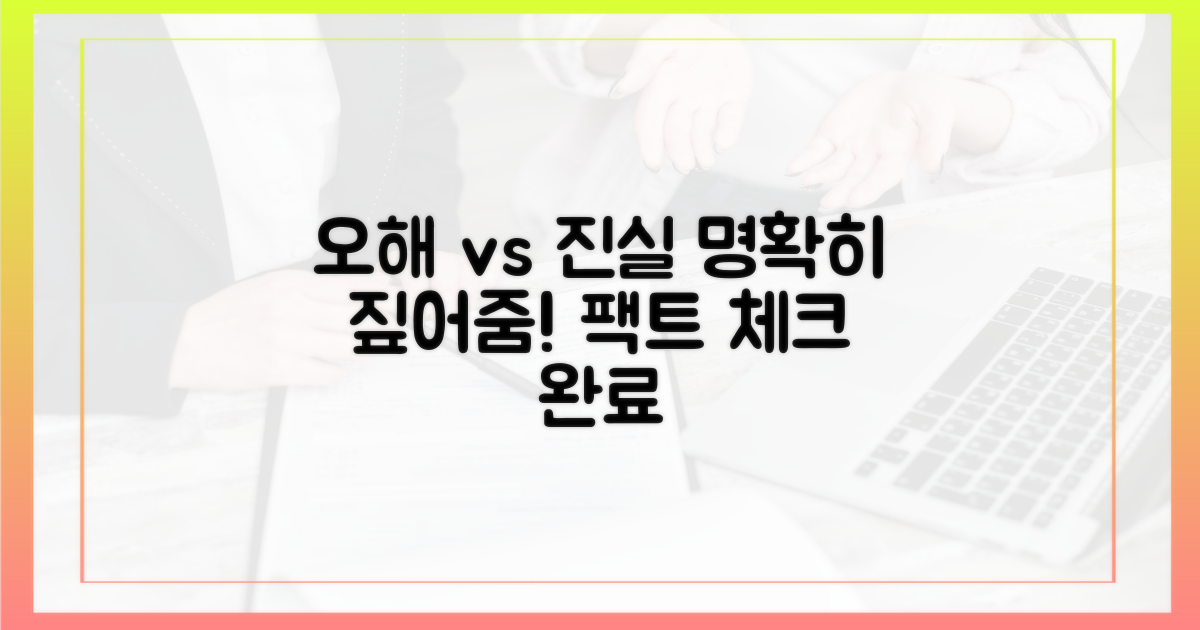 오해와 진실, 명확히 짚어보니