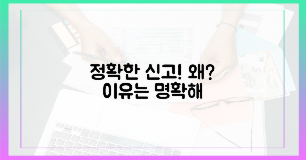 왜 '정확한' 신고가 필수일까?