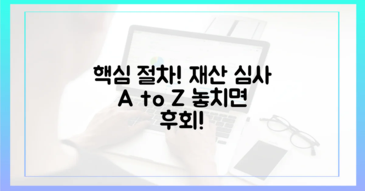 재산 심사, 핵심 절차는?