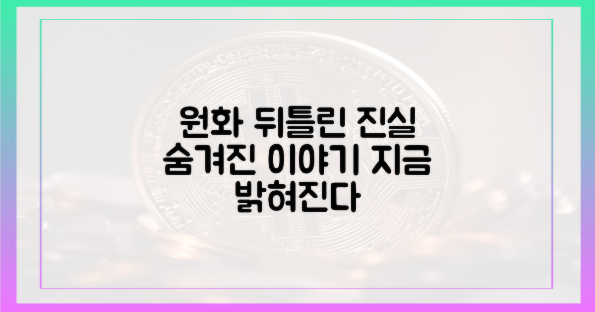 원화 왜곡, 그 숨은 진실