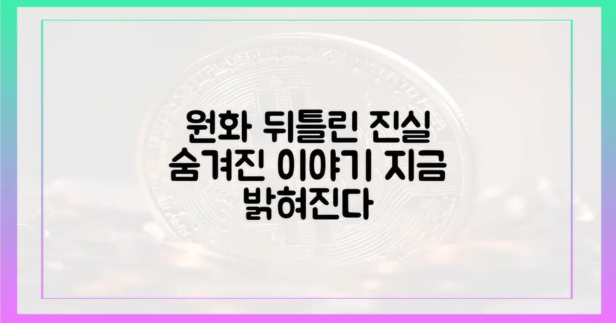 원화 왜곡, 그 숨은 진실