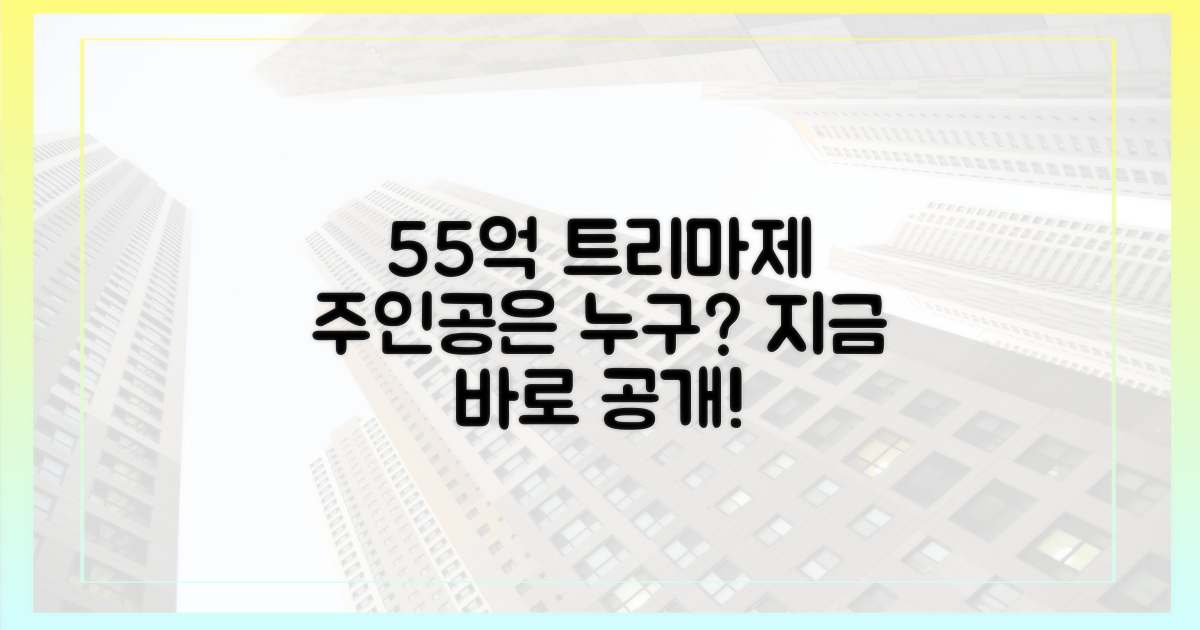 55억 트리마제, 누가 샀는지 밝혀내세요!