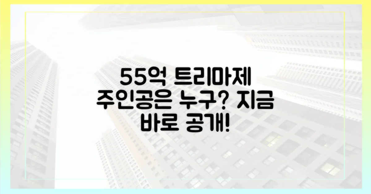 55억 트리마제, 누가 샀는지 밝혀내세요!