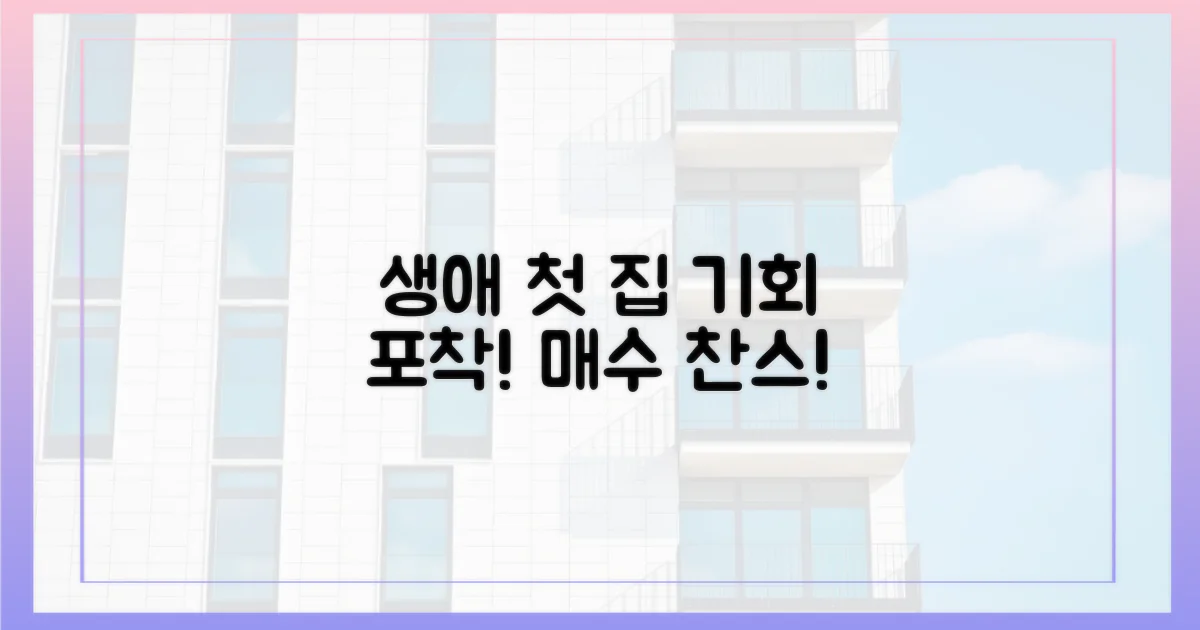 생애 최초, 매수 기회 포착