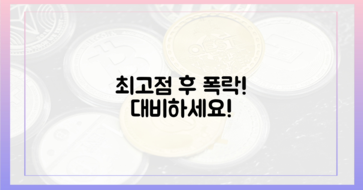 최고가 후 하락, 대비하세요!