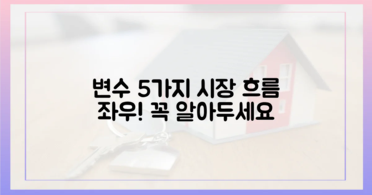 5가지 변수 시장 좌우