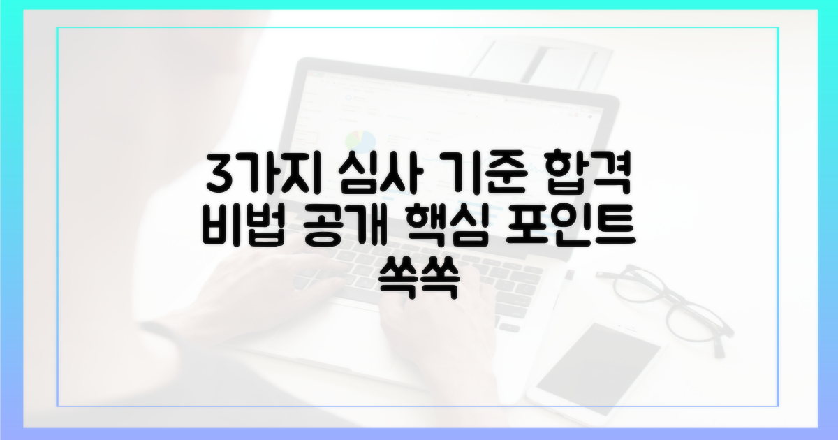 3가지 핵심 심사 기준 해부
