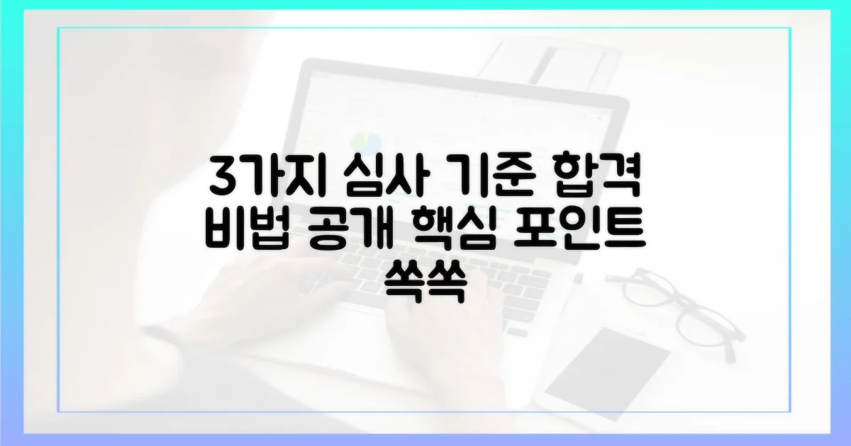 3가지 핵심 심사 기준 해부