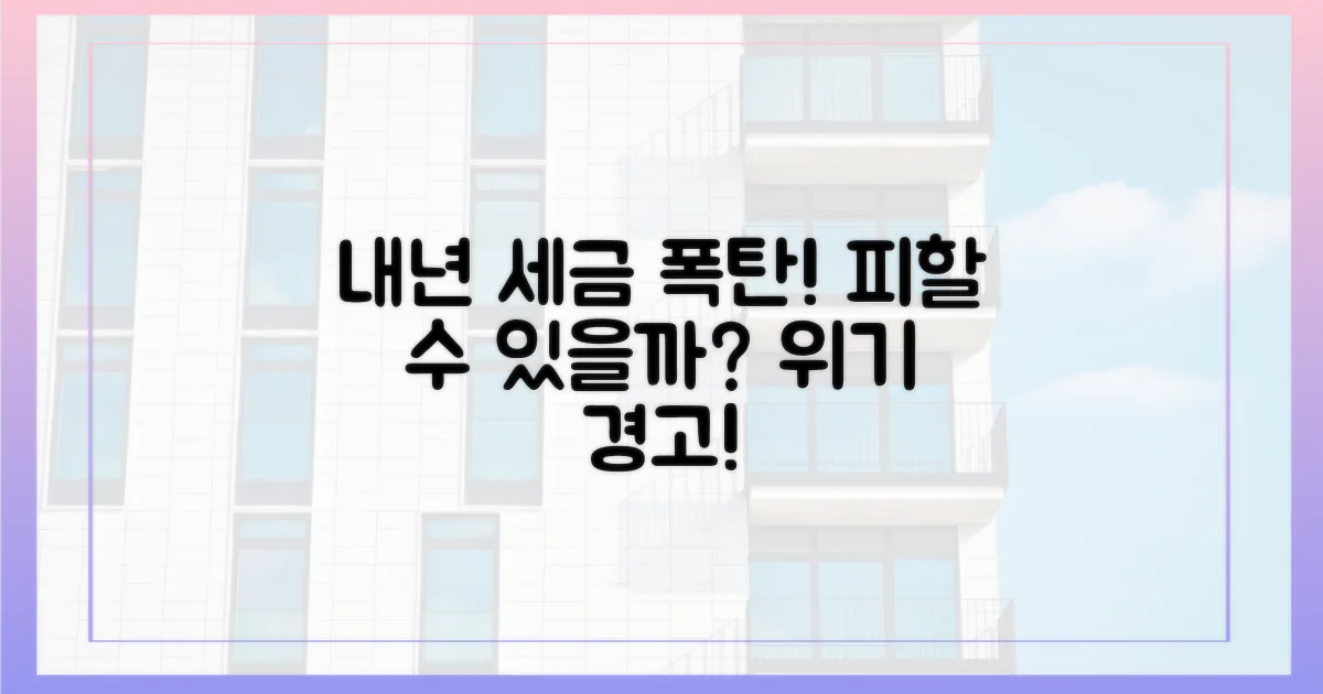 내년으로 미룬 '세금 폭탄' 경고