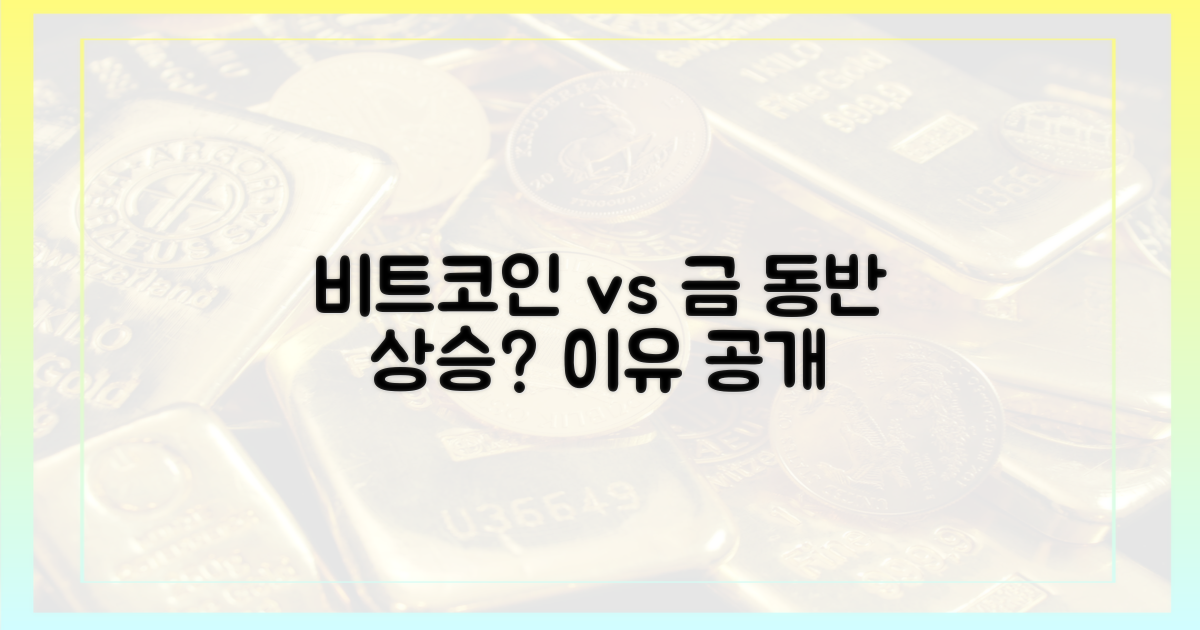 비트코인, 금과 함께 뜨는 이유