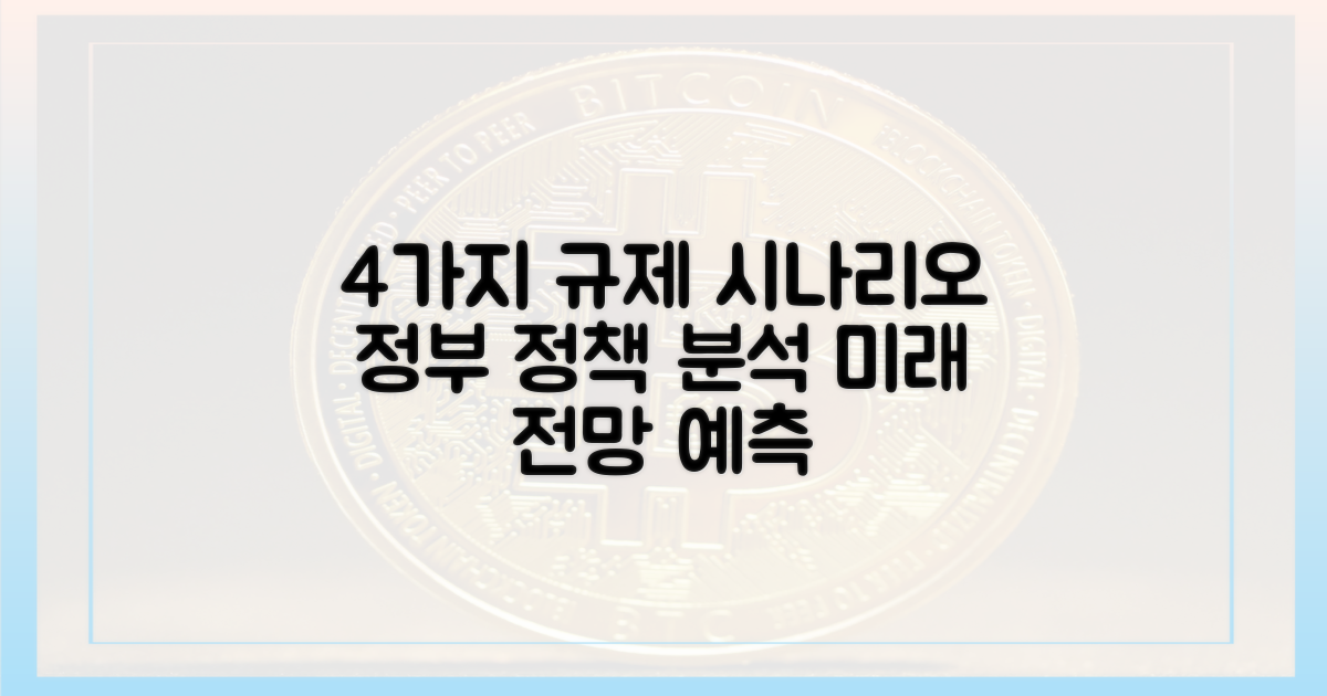 4가지 정부 규제 시나리오