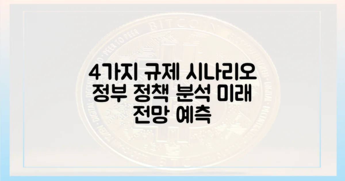 4가지 정부 규제 시나리오