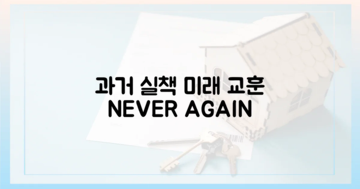 과거의 실책, 미래의 교훈