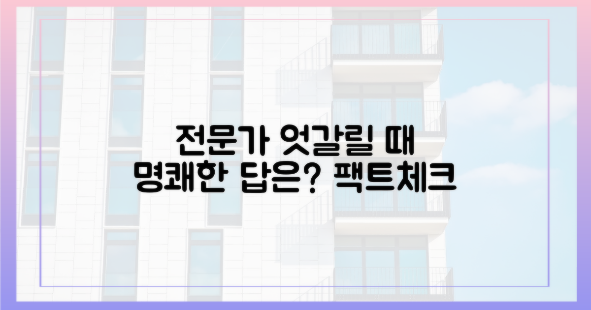 엇갈리는 전문가, 명쾌한 답은?