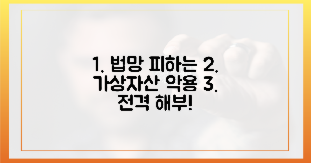 법망 피하는 가상자산 악용