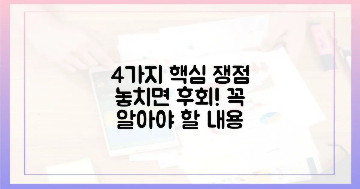 4가지 주요 쟁점