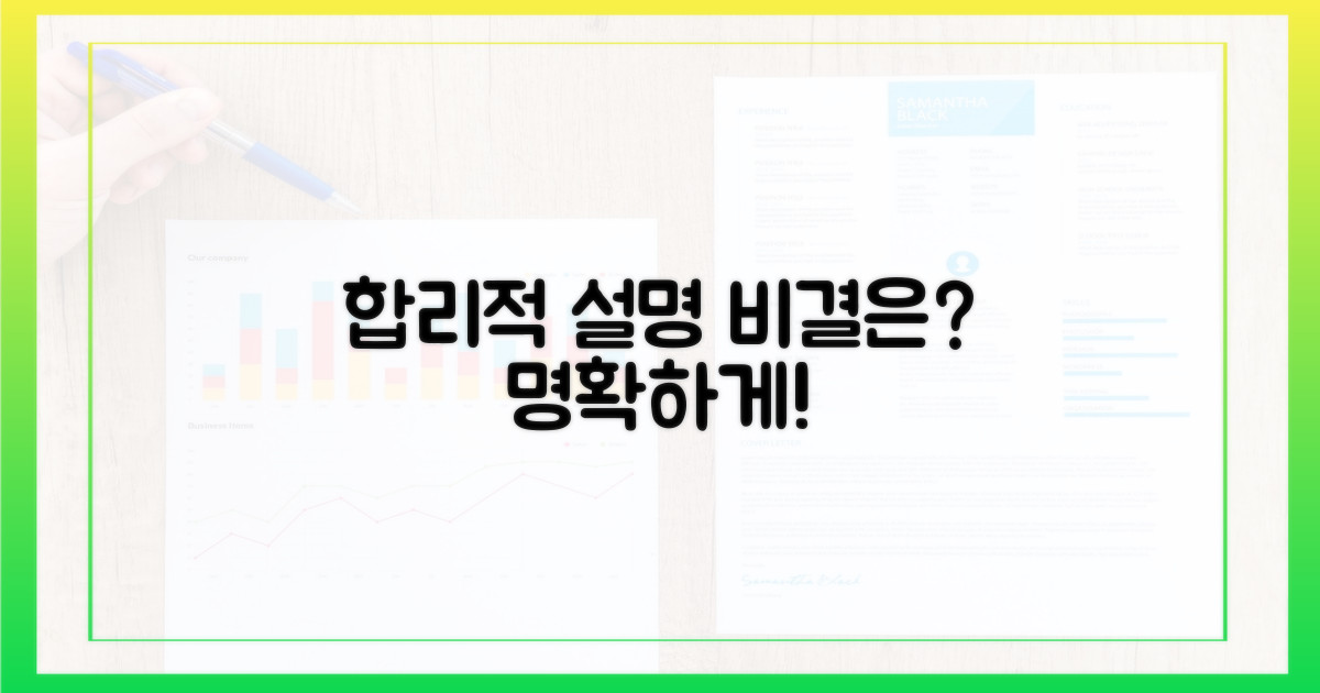 합리적 설명은 어떻게?