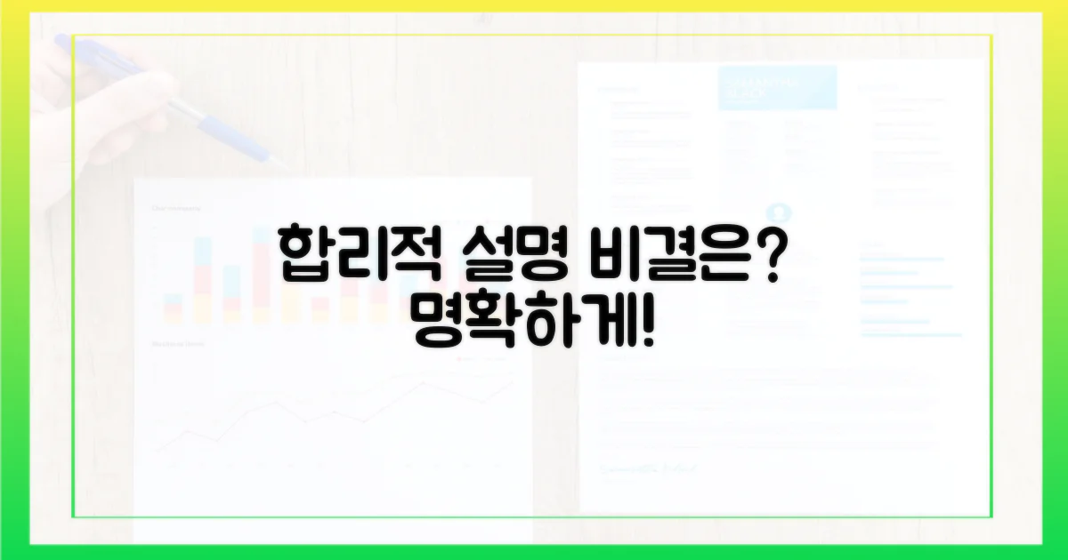 합리적 설명은 어떻게?