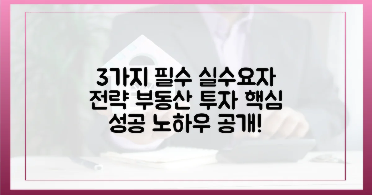 3가지 실수요자 전략