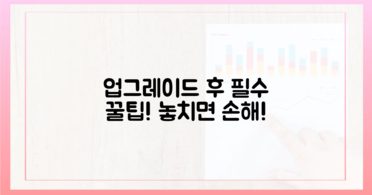 업그레이드 후 유용한 팁