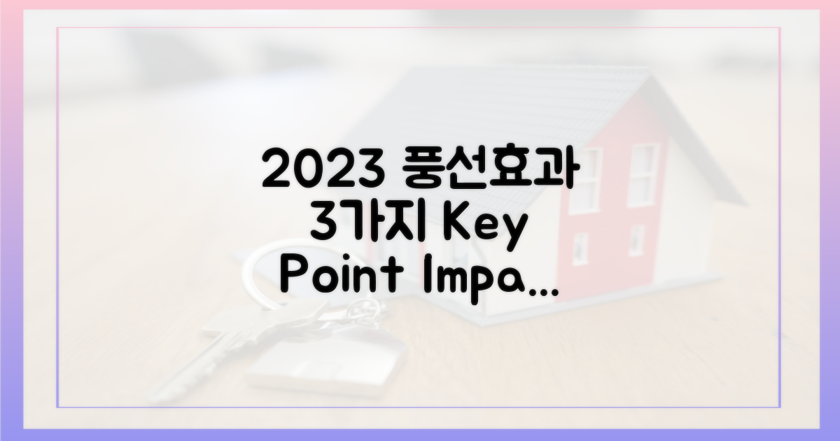 2023년, 3가지 풍선효과