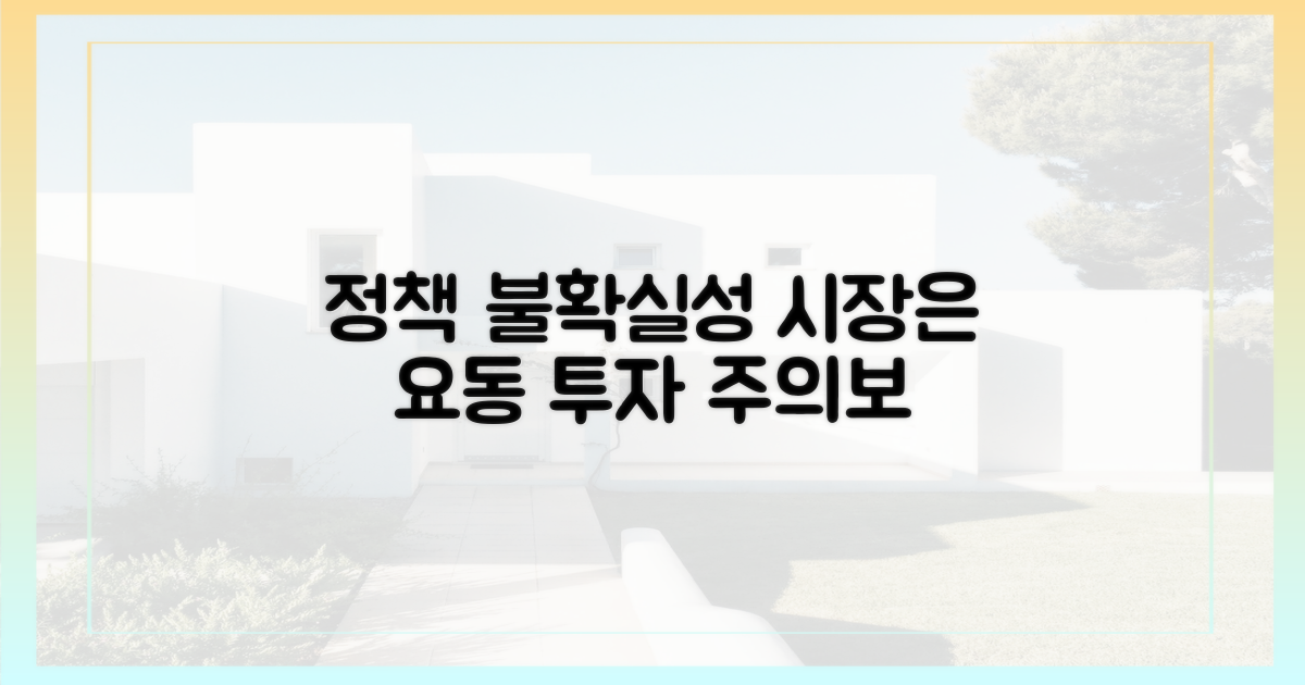 정책 불확실성, 시장 반응