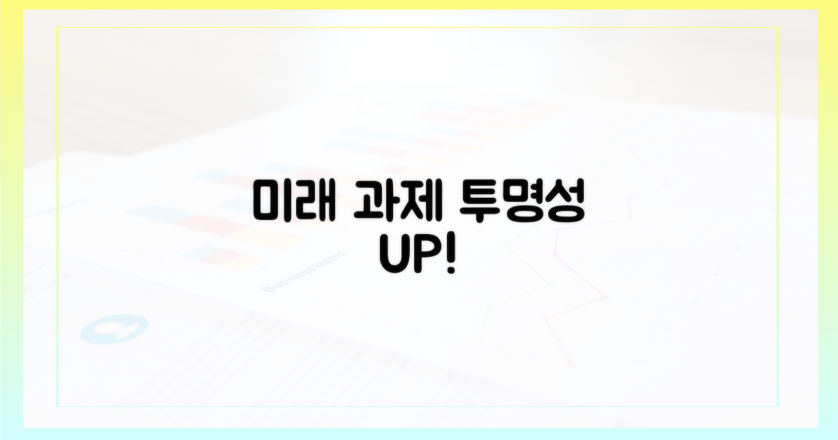 미래 과제, 투명성 강화