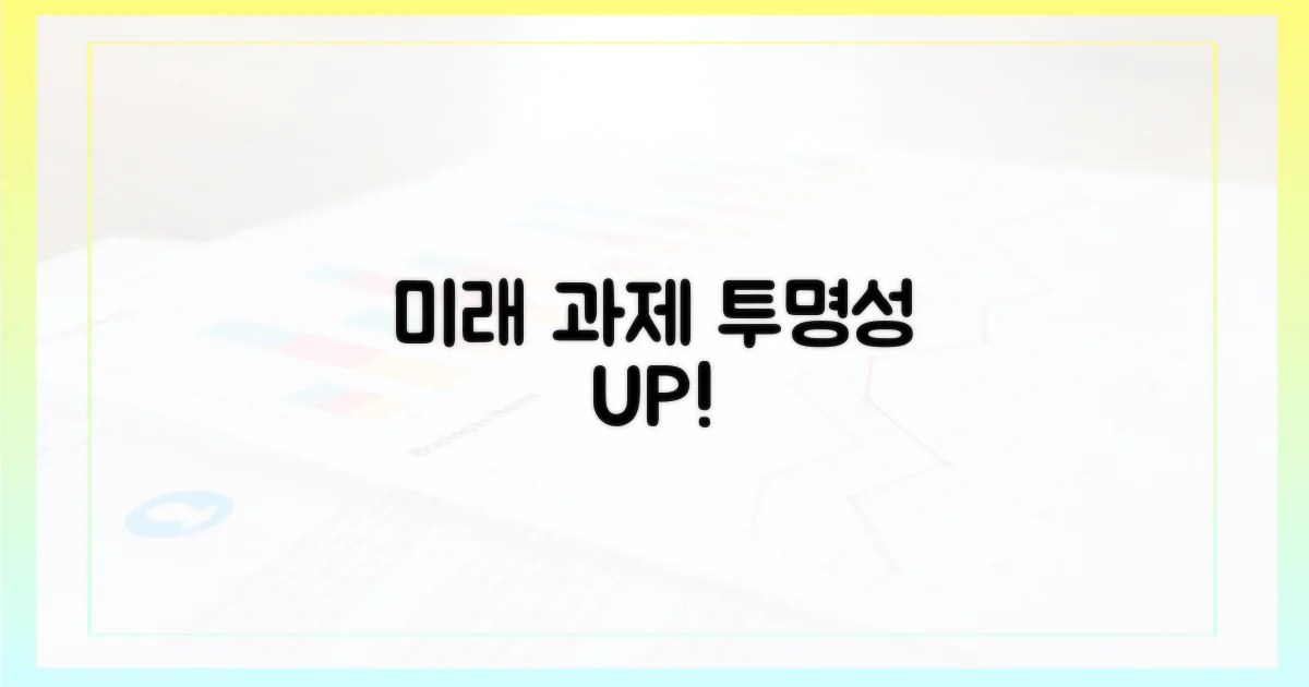 미래 과제, 투명성 강화