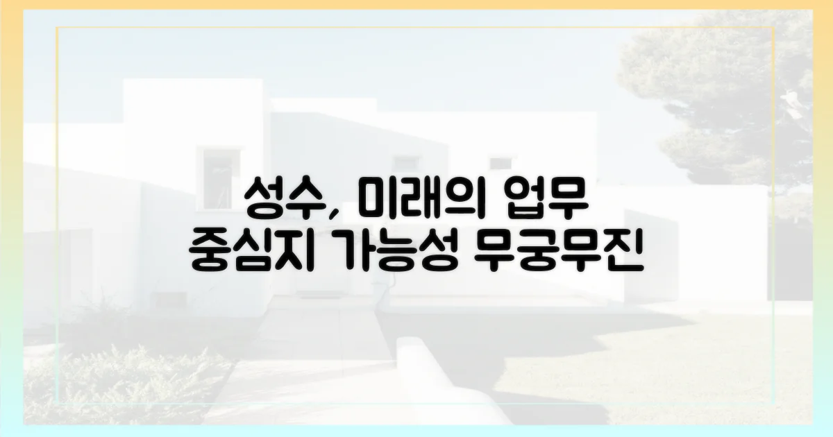 성수, 미래 업무지구 가능성