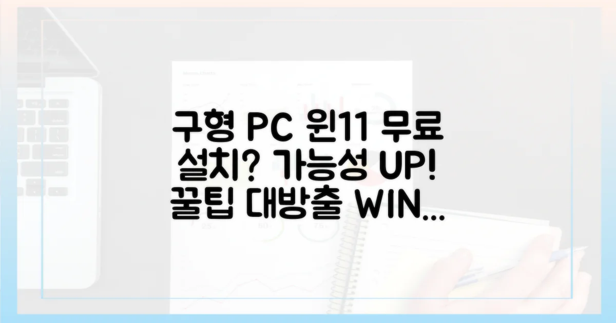 구형 PC 윈11 무료 설치 가능성