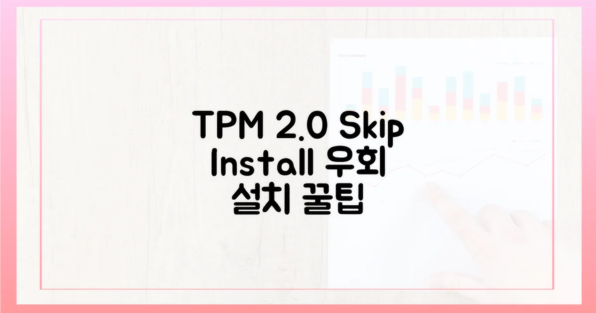 TPM 2.0 우회 설치 방법
