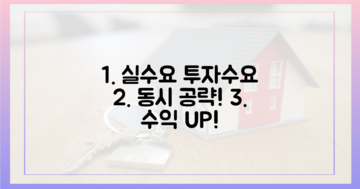 실수요, 투자수요 동시 공략