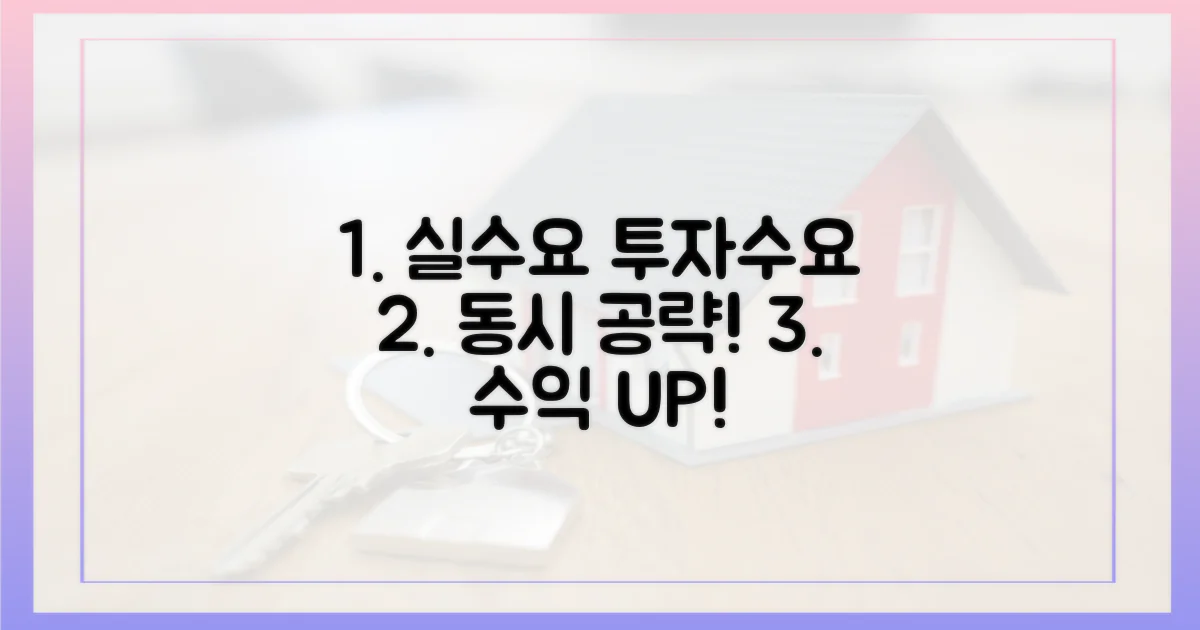 실수요, 투자수요 동시 공략