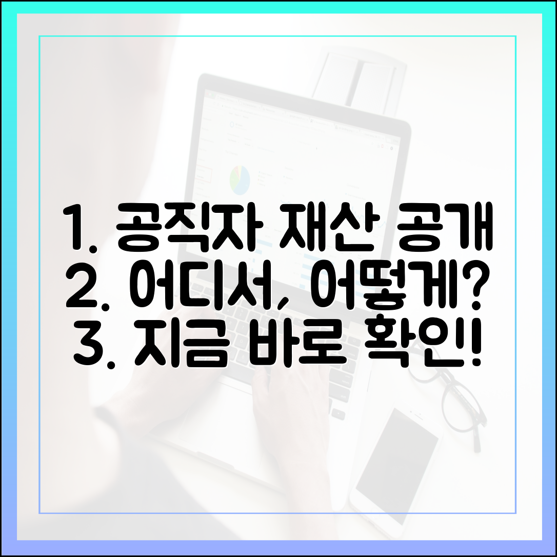 공직자 재산 정보, 어디서 어떻게 확인해야 할까?