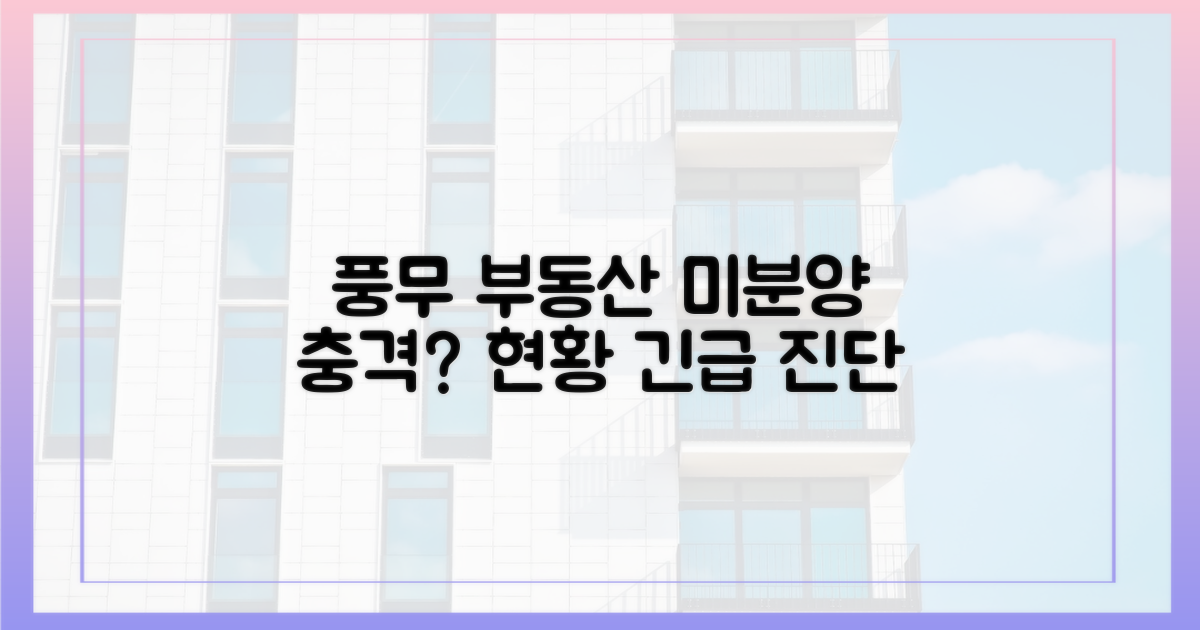 풍무 부동산 시장, 미분양 현황 진단