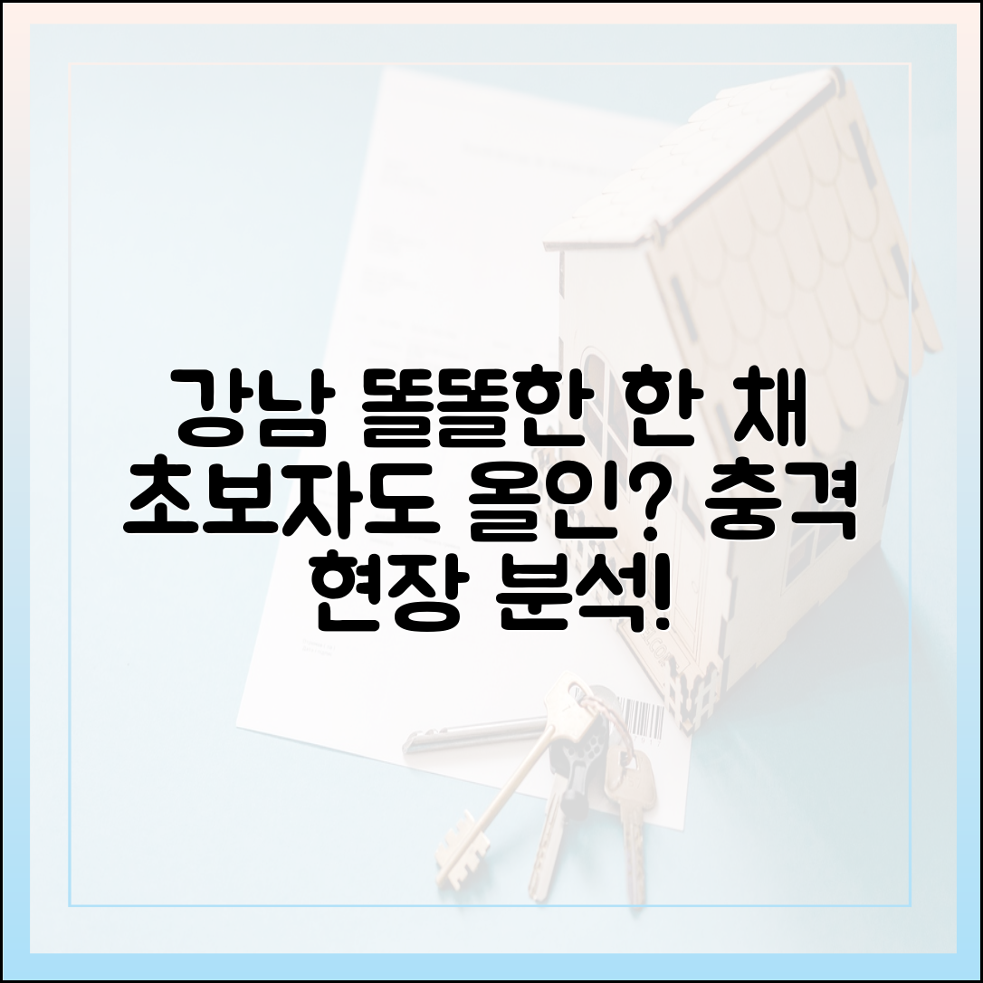 초보자도 공감! 강남 '똘똘한 한 채' 올인 현상