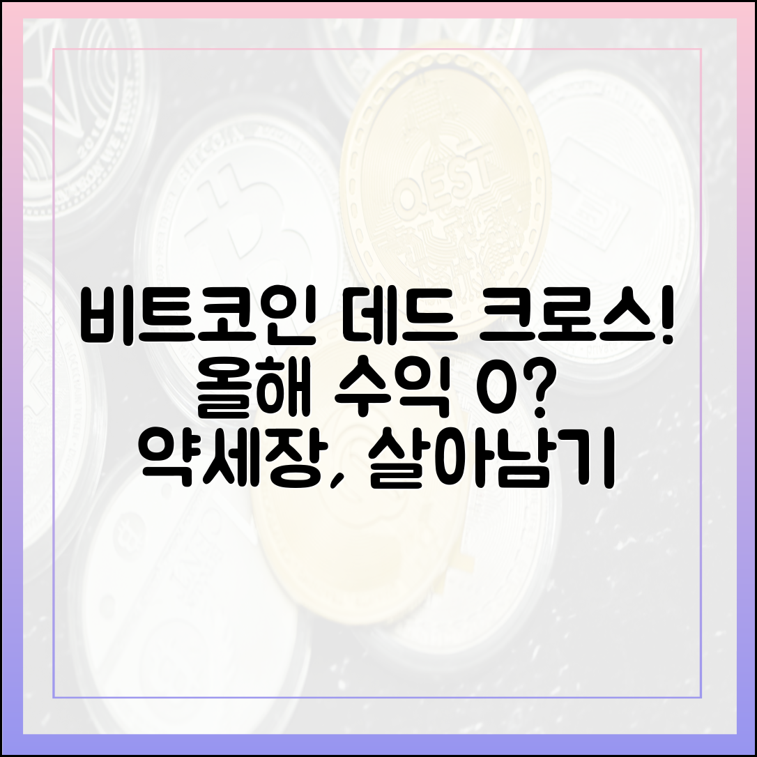 비트코인 데드 크로스: 올해 상승분 반납, 약세장 마스터하기
