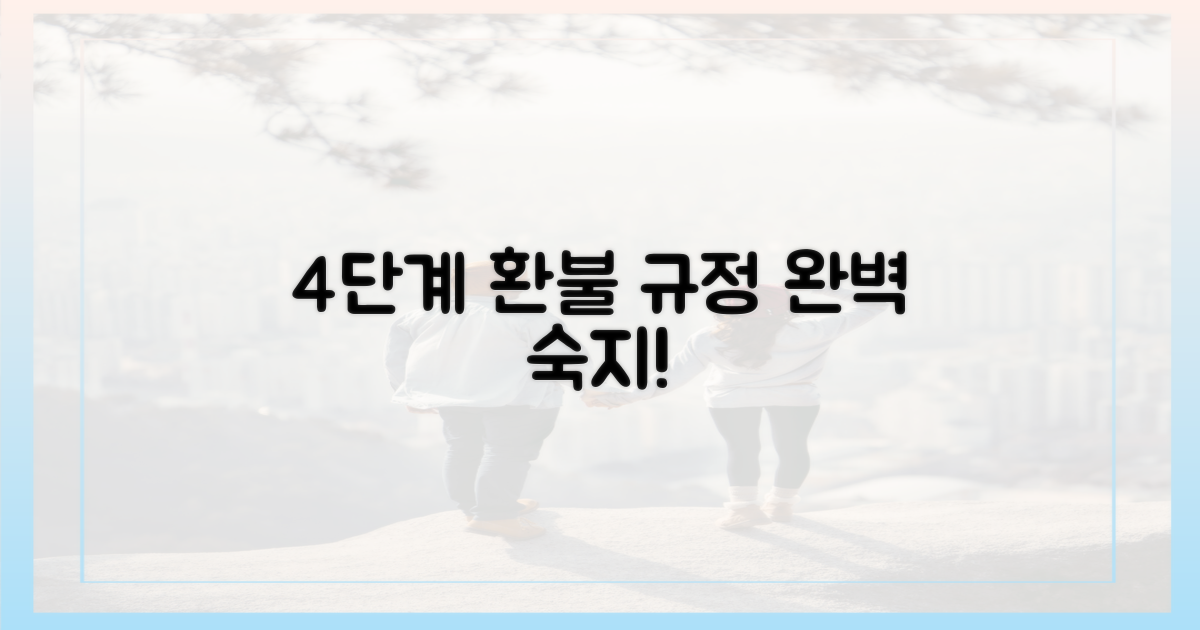 4단계: 환불 규정 완벽 숙지