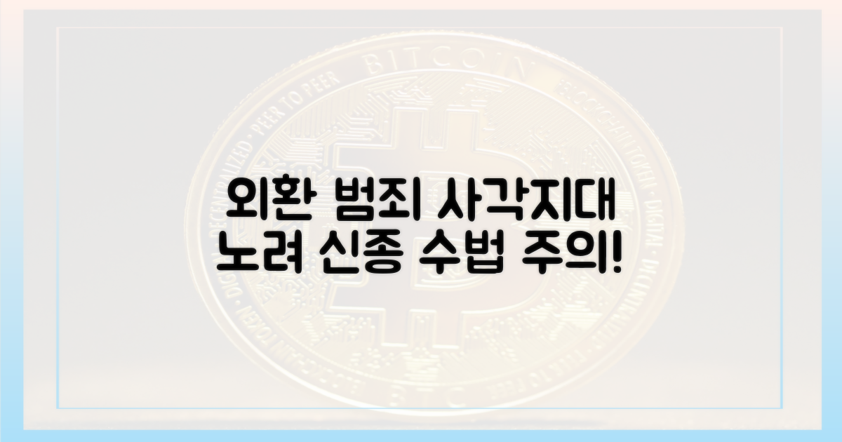 외환 규제 사각지대 노린 신종 범죄