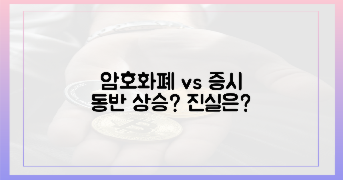 암호화폐, 증시와 함께 움직이나?