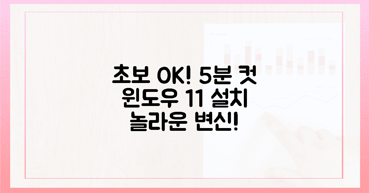 초보자도 5분 안에! 윈도우 11 설치, 놀라운 변신